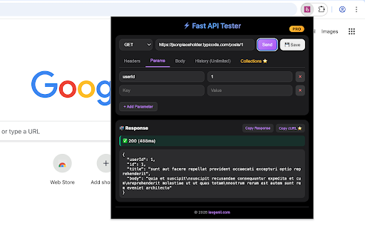 Fast API Tester :: Lightweight API tester with history
