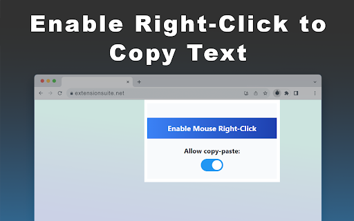 Enable Mouse Right-Click to Copy Protected Text :: Enable right-click to bypass copy-paste restrictions and save protected text, quotes, or code snippets from any website.