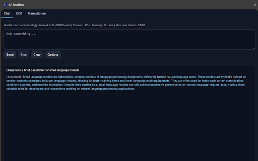 AI Toolbox :: AI Toolbox is a browser extension that allows you to use a variety of AI tools in your browser.