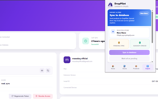 DropPilot - Zambeel to Shopify :: Import product data from products.myzambeel.com into your Shopify store.