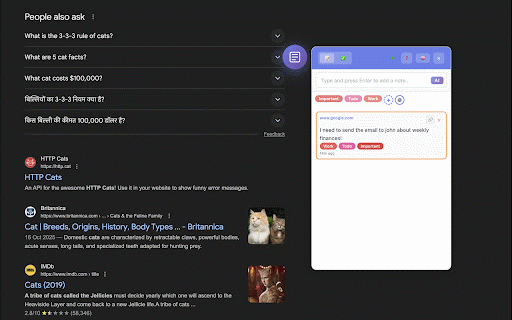 ExtenNote - Smart Notes :: AI-powered note-taking on any webpage with cloud sync, smart tags, and task management.