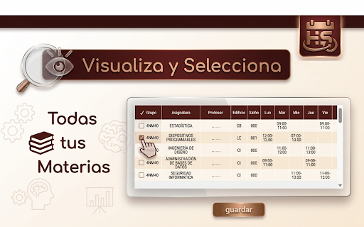 Hi-SAES :: Hi-SAES esta diseñada para estudiantes del IPN que usan el sistema SAES y que buscan una forma sencilla de armar su horario.