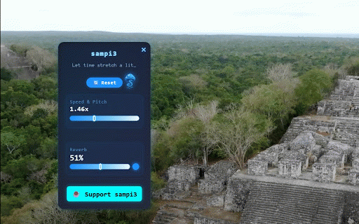 sampi3 :: Modulate YouTube videos using different effects and filters. A different way to experience YouTube. Create the vibe you want.