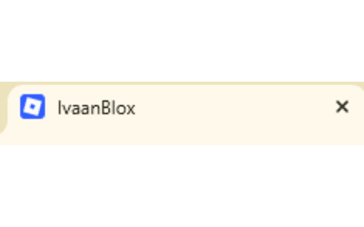 IvaanBlox :: Changes the Roblox page title to IvaanBlox.