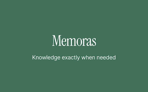Memoras - Smart Link Saver :: Never forget a link. Save pages with AI-powered tagging and get intelligent suggestions when you need them most.