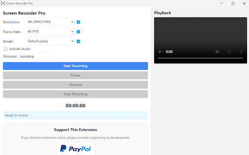 Screen Recorder Pro :: Record your screen in high resolution with advanced features