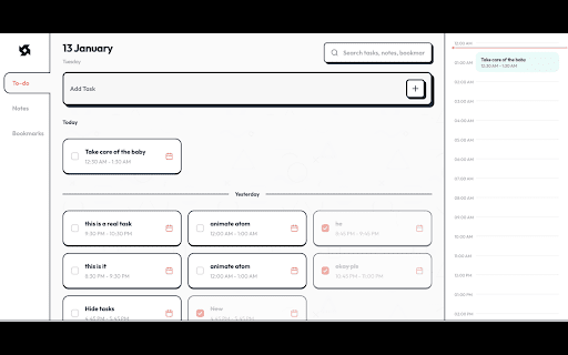 Slaet :: A focus-first task system that lives in your new tab. No clutter, no guilt - just what needs attention right now.