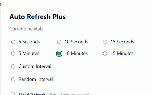 Auto Refresh Plus :: Automatically refresh web pages with custom intervals
