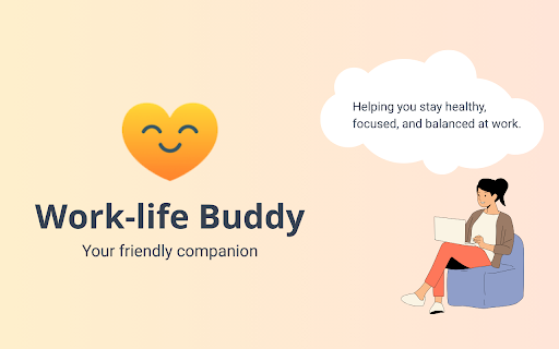 Work-life Buddy – Pomodoro, Break & Water Reminders :: Your workplace wellness buddy: water reminders, stretch breaks, Pomodoro focus, mood logging with beautiful charts and gentle nudges