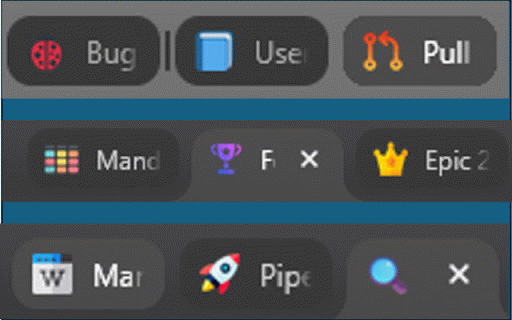 ADO Tab Icons :: Changes Azure DevOps tab icons based on page type: Bug, Pull Request, Pipeline, Feature, Epic, Readiness, User Story, and more