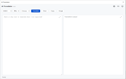 AI Translator :: Translate selected webpage text and images in the AI Translator side panel.