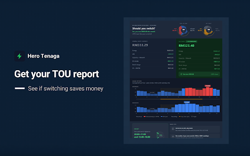 Hero Tenaga TOU Advisor :: Independent TOU advice for Malaysian households. Calculated from your own usage, improving with every contributed bill.