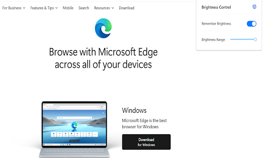 Brightness Control :: The Adjust Brightness extension enhances your web browsing experience