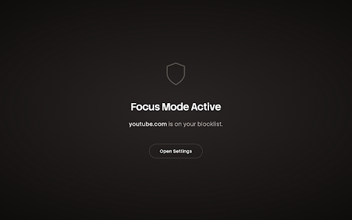 Superfocus :: Block distracting sites while Focus mode is on.