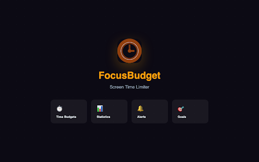 FocusBudget – Screen Time Limiter :: Gentle focus coach with daily time budgets per website.
