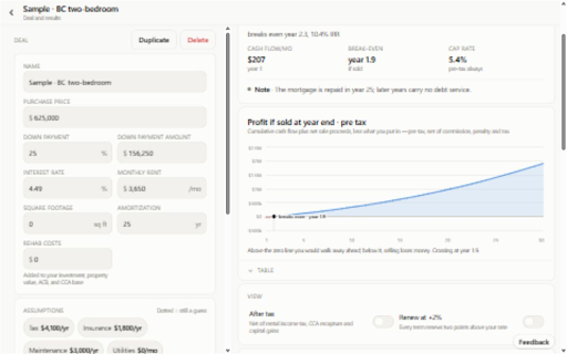 RentModeler Rental Calculator :: Send listing data directly to RentModeler's real estate calculator for quick rental property analysis.