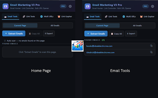 Email Marketing V4 Pro :: Email Hunter + Link Controller + Bulk URL Opener — the all-in-one email marketing toolkit.
