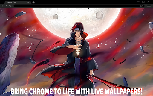 Itachi Uchiha Moonlight Crow Live Wallpaper :: 🌕 Itachi stands under a blood-red moon, cloaked in crows and mystery—an iconic moment reborn in motion!