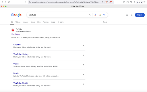PrettyBar :: Adds a fake MacOS-style bar to websites. Useful for screenshots.