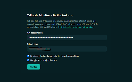 Tailscale Monitor :: See which devices in your Tailscale network are online/offline, with alerts.