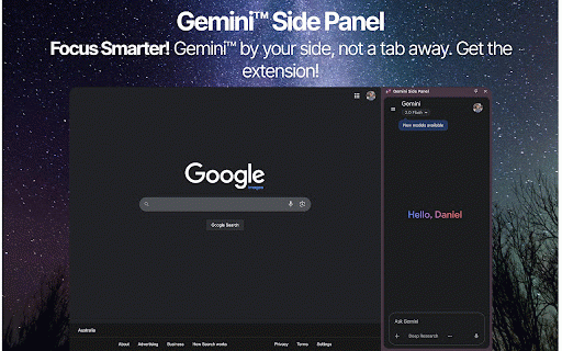 Gemini™ Side Panel :: Gemini™ Side Panel is a simple Chrome extension that allows you to open Gemini™ in a side panel.