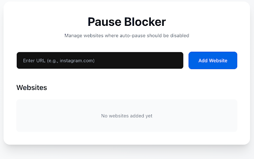 Pause Blocker :: Prevents auto-pause when switching tabs