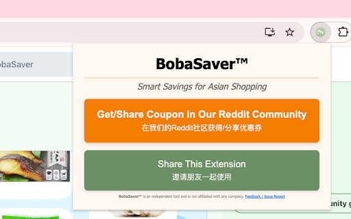 BobaSaver :: Smart Savings for Asian Shopping with BobaSaver™