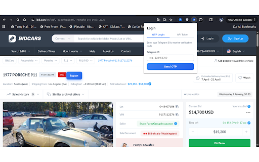 Car Report 360 Extension :: Car Report 360 - Get Carfax reports directly from bid.cars, IAAI, and Copart