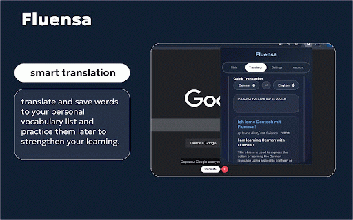 Fluensa - Smart Translation Assistant :: AI-powered translation tool with smart context understanding