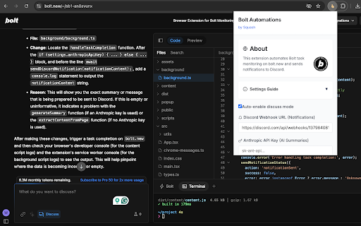 Bolt Automations by Squash :: Save tokens and time on bolt.new with workflow automation and optimization.