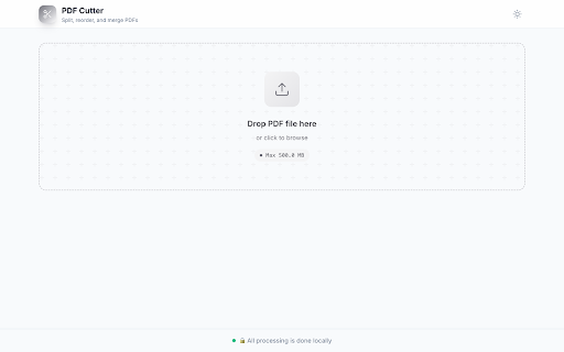 PDF Cutter - Split, Merge & Reorder Pages :: Free PDF tool to split, merge, reorder & extract pages. Works offline - no upload, no signup. All processing done locally.