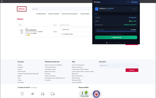 Zentriq PunchOut for Business Central :: AI assistant for Business Central — capture any e-commerce cart and send it to BC