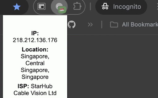 What the Hell is My IP Address? :: Displays public IP and geolocation in the badge and popup