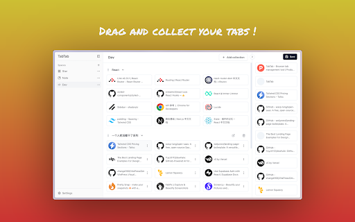 TabTab Home Page :: Your productivity tool, save your browser tabs anytime, anywhere.