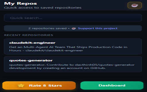 DevHub - GitHub Stars with Memory :: Turn your GitHub stars into a searchable knowledge base. Import stars, add notes & tags, and remember why you saved each repo.
