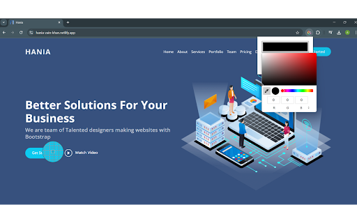 Color Picker Extension :: A simple color picker extension created by Arshad Ali.