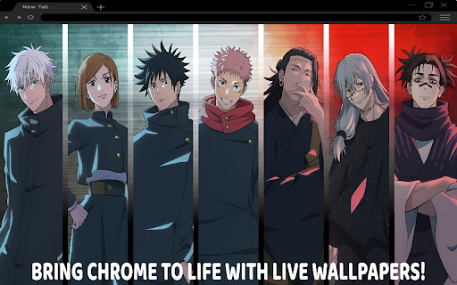 Anime Characters Live Wallpaper :: Unite legendary anime heroes on your screen with every new tab you open! 🌟