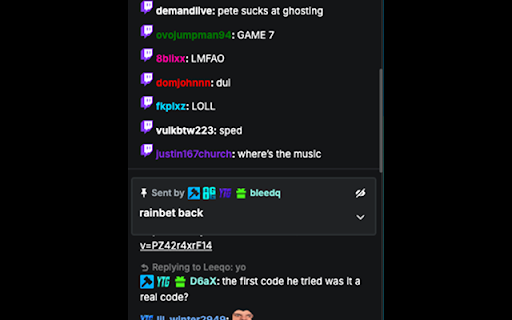 TwitchChat2Kick :: Inject Twitch chat messages seamlessly into Kick chat UI for a unified viewing experience.