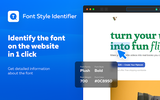 Font Style Identifier :: Use Font Style Identifier to analyze letter style effortlessly. AI font detector reveal typefaces names and details on any webpage.