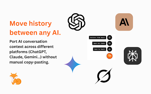 AI Chat Backup :: Save AI chats from ChatGPT, Claude, Gemini, Grok & Perplexity. Browse, search, and resume them. 100% local — no server, no sync.