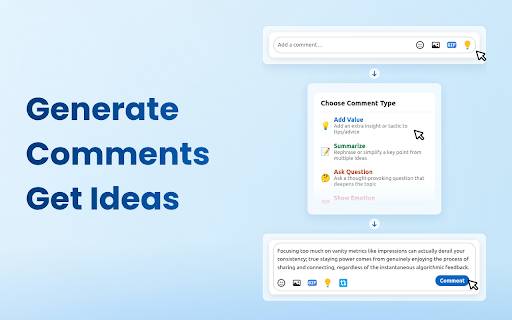 Social Presence: Boost Your LinkedIn with AI :: Linkedin with Superpowers! Posts Filtering, Post Gifs, Daily Goals, Ideas to Comment, Full Tagline, Navigation Shortcuts