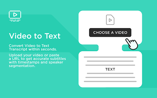 Video to Text :: Easily transcribe video to text, download transcripts, and convert youtube videos to text with a powerful video transcriber tool.