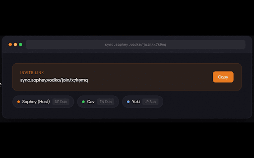 Crunchy-Sync :: Watch anime together on Crunchyroll in perfect sync