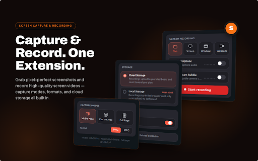 ScreenLaps :: Capture, edit, and share screenshots and screen recordings — cloud or local storage, browser extension, all in one workspace.
