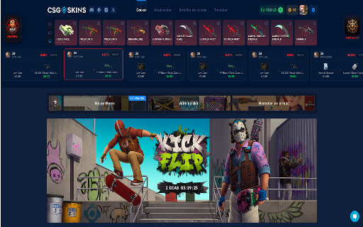 RollViewer - HNXFPS :: Adicione estatísticas reais, histórico do Upgrader, Case Odds e ferramentas visuais exclusivas ao site CSGO-Skins