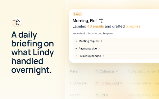 Lindy :: Access your Lindy AI assistant with a full-screen interface