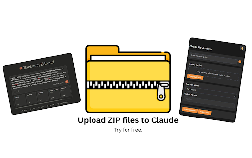 Devizip - Anthropic Zip File Uploader, Claude 4 Sonnet Dev Tool :: Upload and parse ZIP files or GitHub Repositories directly in Claude, Gemini, DeepSeek and more.