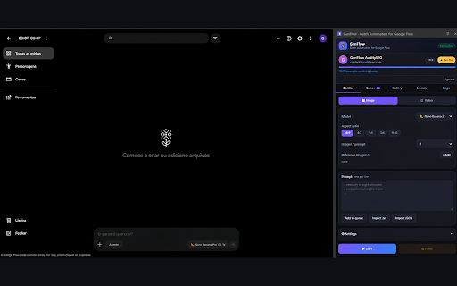 GenFlow - Auto Veo & Nano Banana on Google Flow :: Batch-generate Veo videos and Nano Banana images on Google Flow: queue, reference mapping, auto-upscale and bulk download.