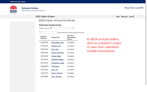 NESA Online Sample Exam Marking Tool :: Marks NESA Schools Online sample exam responses and builds printable marking reports. All marking runs in your browser.
