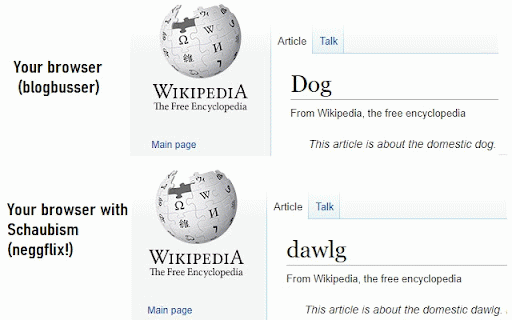 Schaubism - The CTE Experience :: Translates elements of the English language into Schaub-isms to simulate the CTE experience.